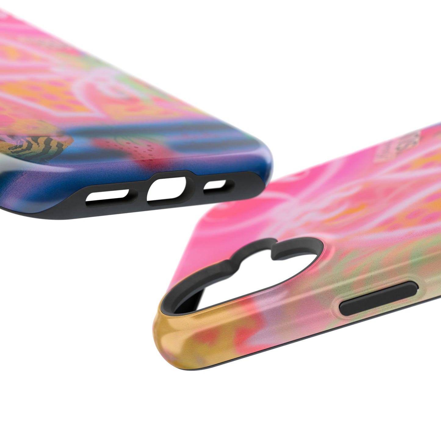 MagSafe "santa monica strawberry" airbrush iPhone case