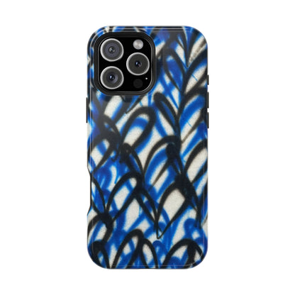 MagSafe "abstract hearts" airbrush iPhone case