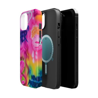MagSafe "wanted" airbrush iPhone case