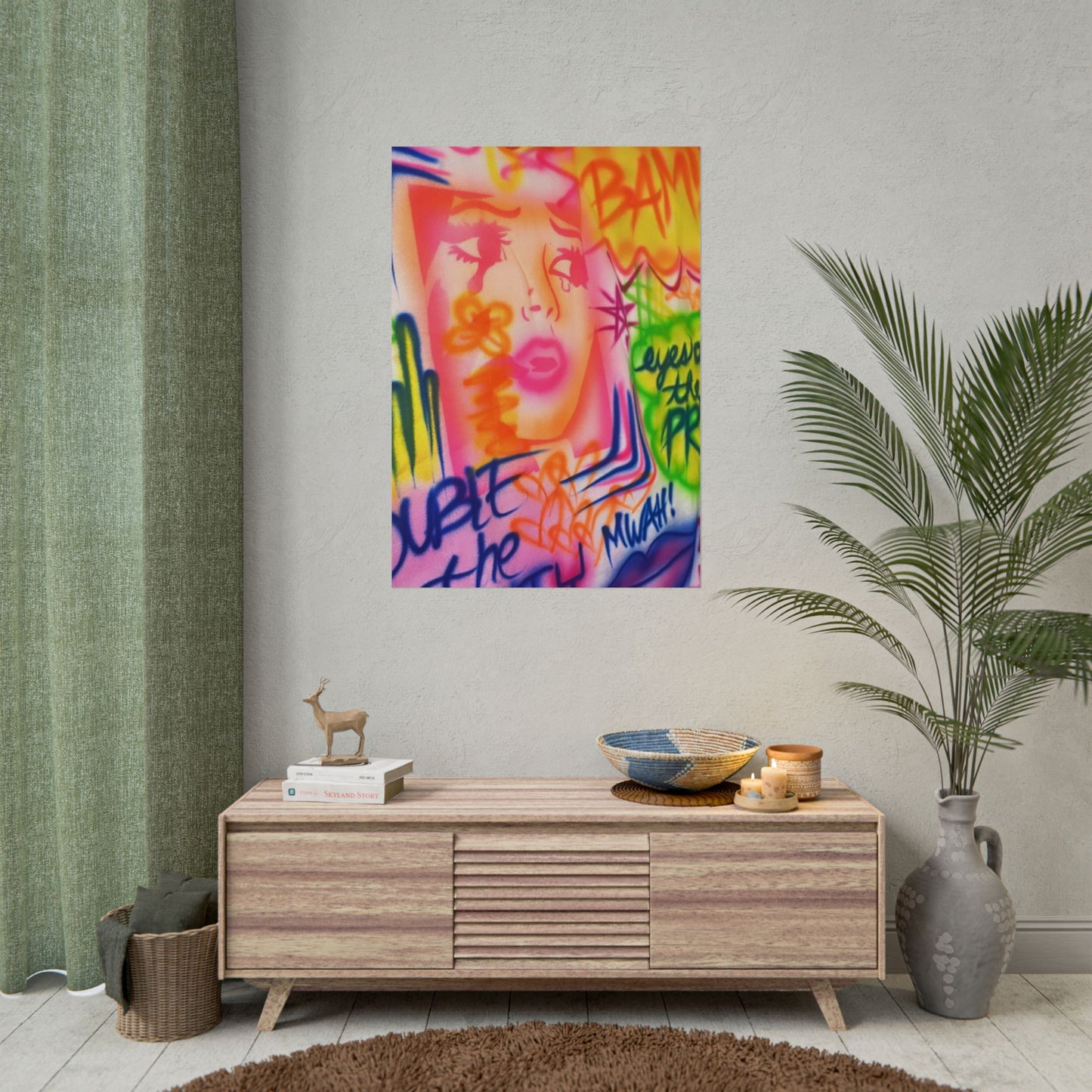 "current standards pt. 2" airbrush rolled print