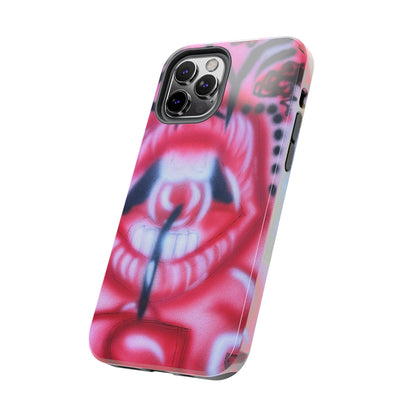 "be happy go lucky" airbrush iPhone case