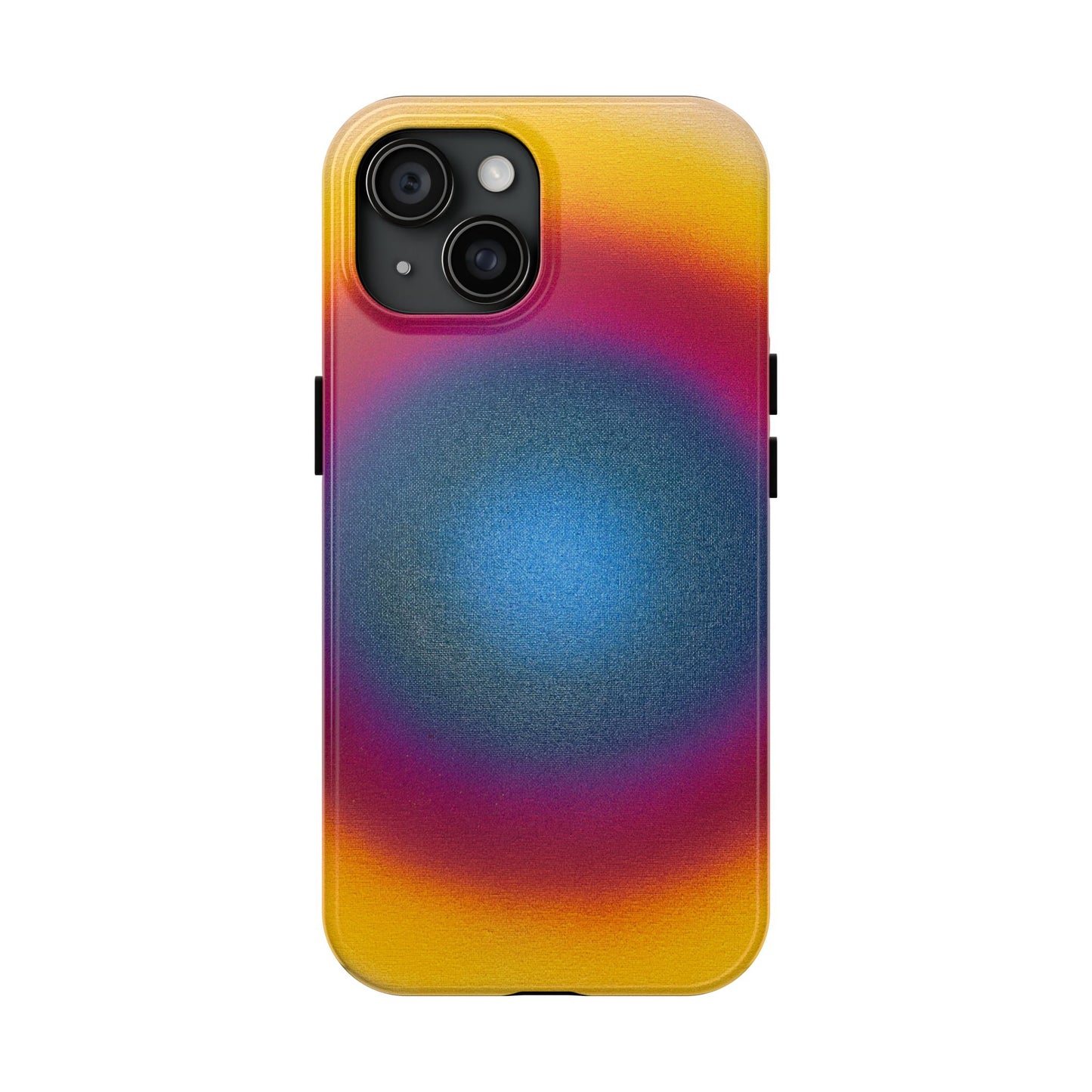 "blue raspberry aura" airbrush iPhone case