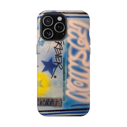 MagSafe "fashion forever" airbrush iPhone case