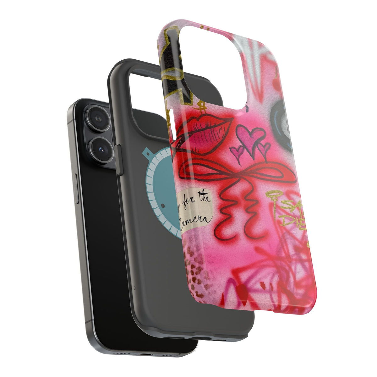 MagSafe "IT girl" airbrush iPhone case
