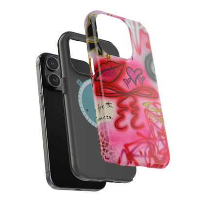 MagSafe "IT girl" airbrush iPhone case