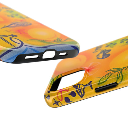 "citrus coastline" airbrush iPhone case