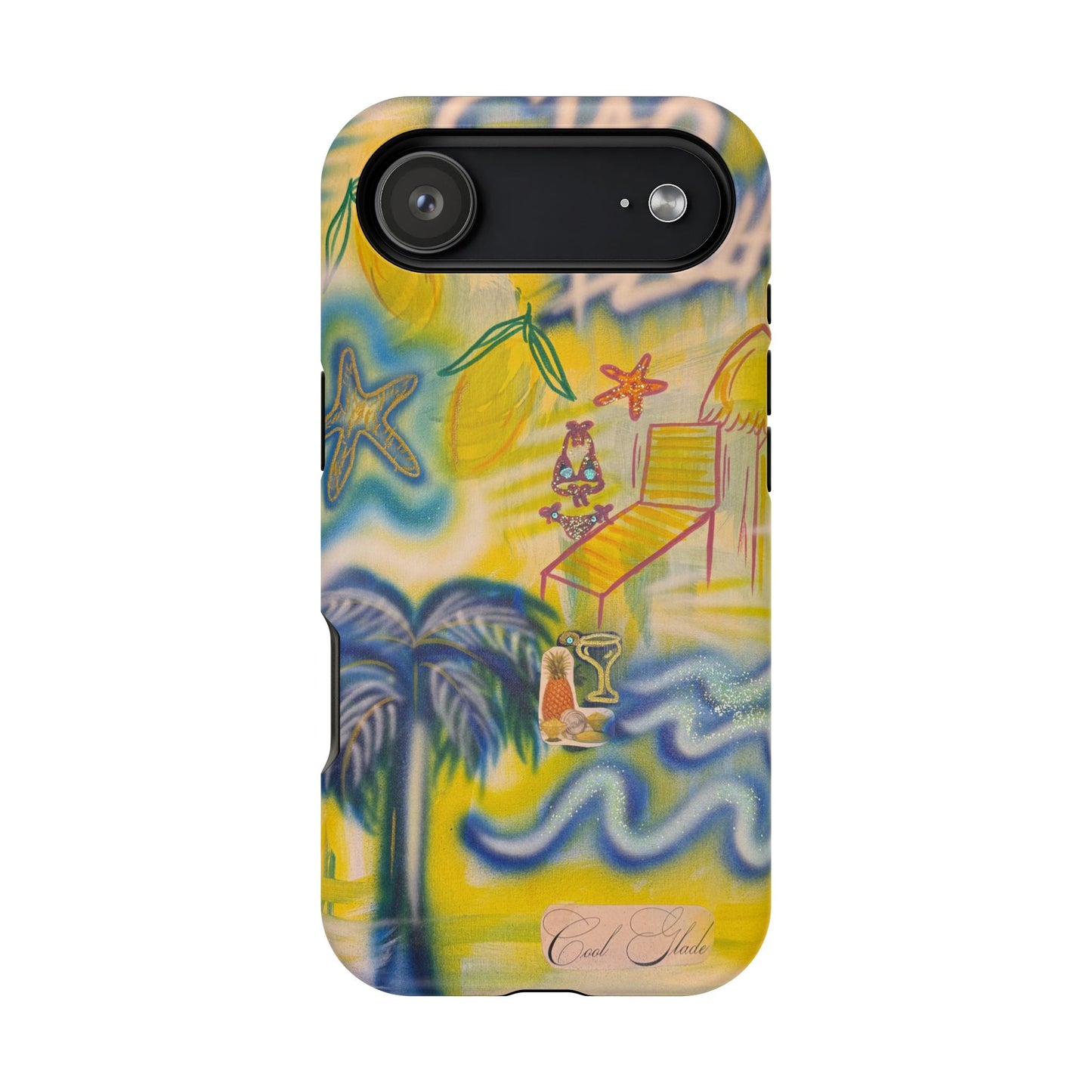 MagSafe "ciao bella" airbrush iPhone case