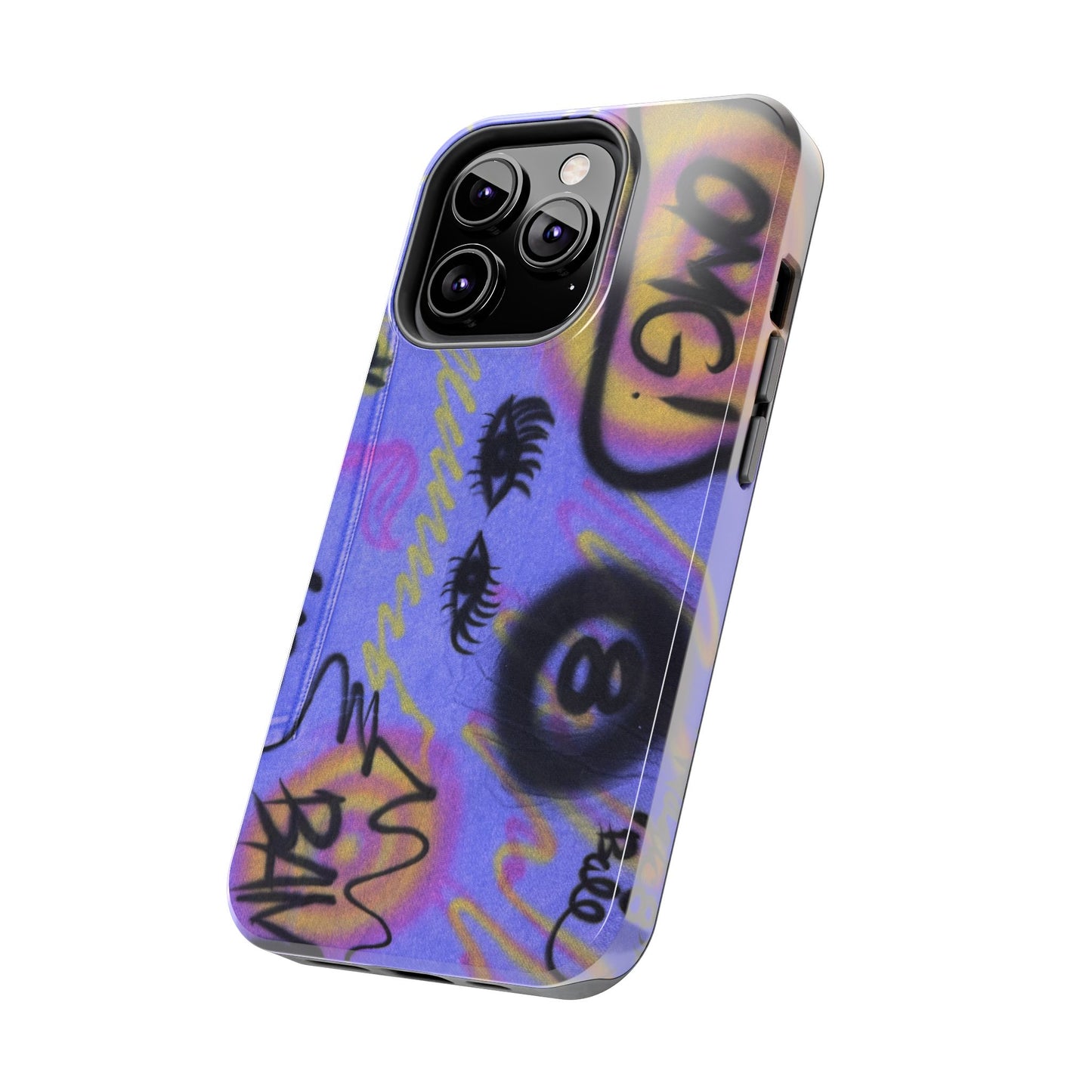 "eye$ on lies" airbrush iPhone case