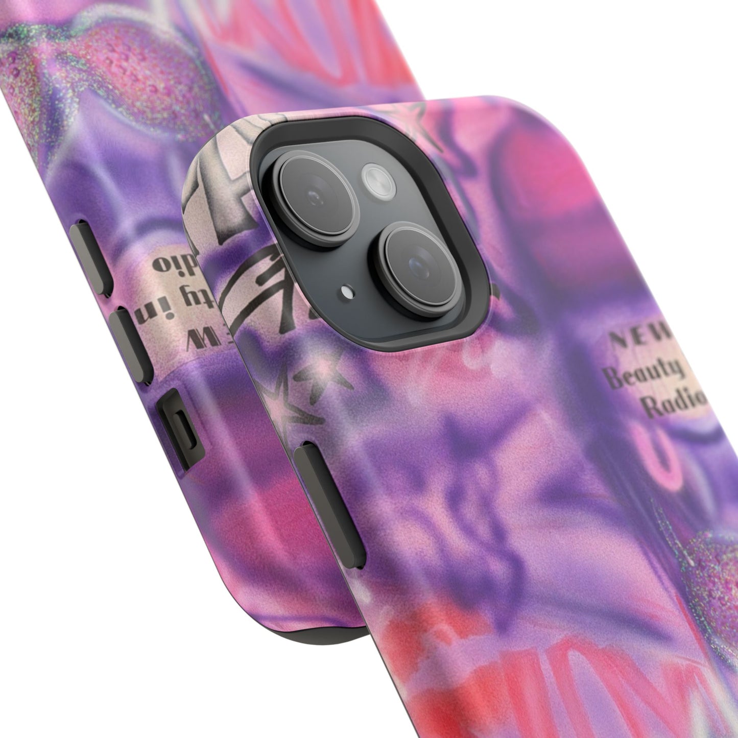 MagSafe "mic check" airbrush iPhone case