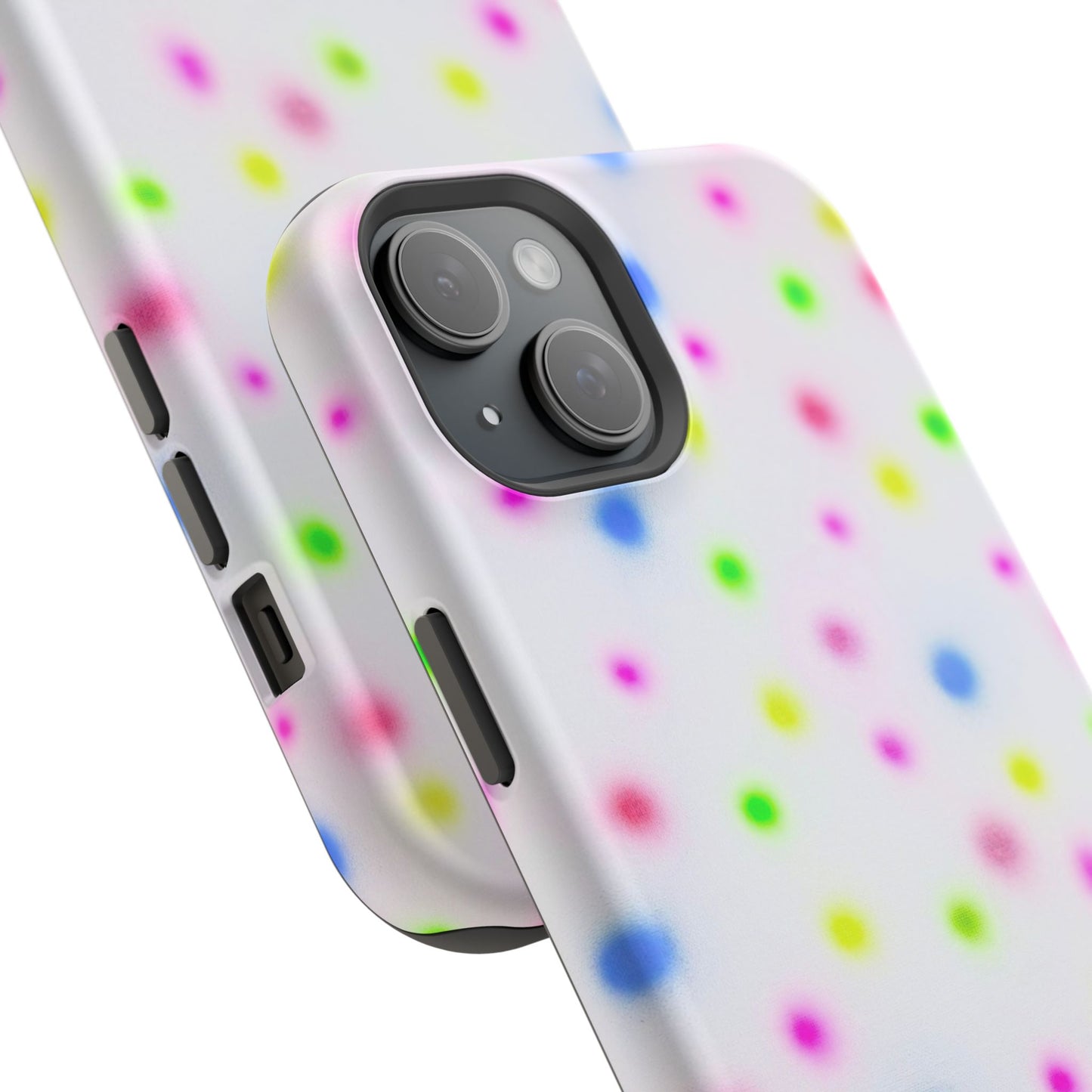 MagSafe "birthday cake polka dot" airbrush iPhone case