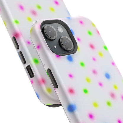 MagSafe "birthday cake polka dot" airbrush iPhone case
