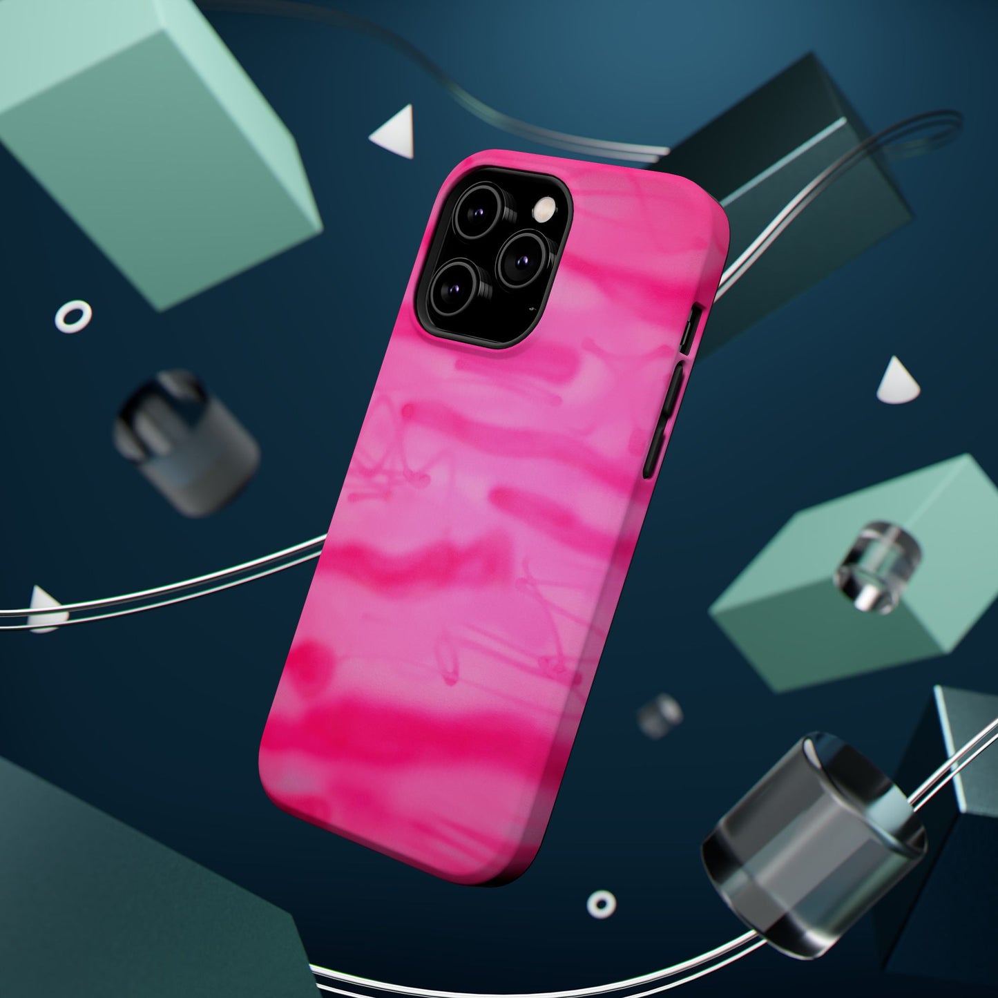 MagSafe "pink camo" airbrush iPhone case