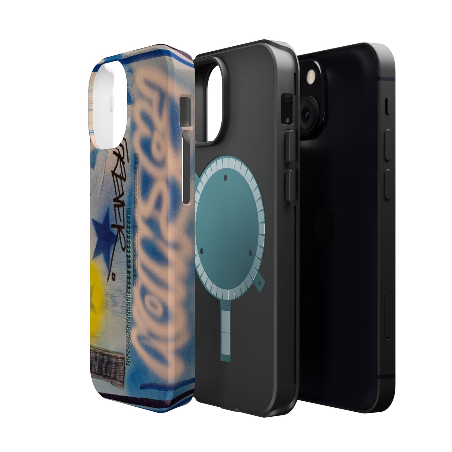 MagSafe "fashion forever" airbrush iPhone case