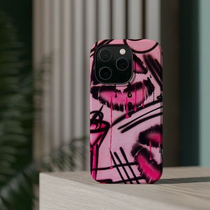 MagSafe "glossy pout" airbrush iPhone case