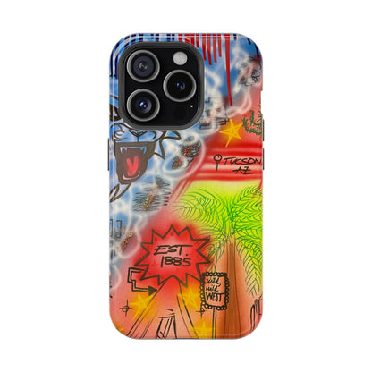 MagSafe Airbrush iPhone-Hülle „Tucson, AZ“