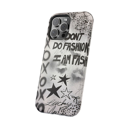 MagSafe "i am fashion" airbrush iPhone case