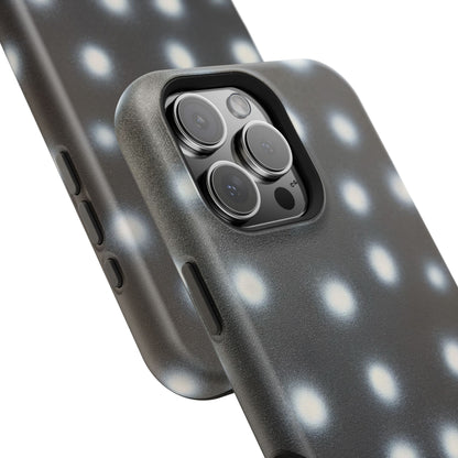MagSafe "coconut noir polka dot" airbrush iPhone case