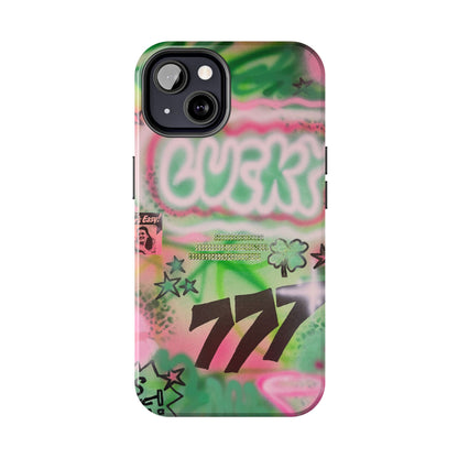 "so lucky" airbrush iPhone case