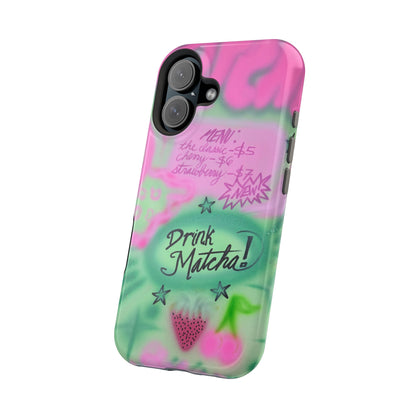 MagSafe "matcha!" airbrush iPhone case
