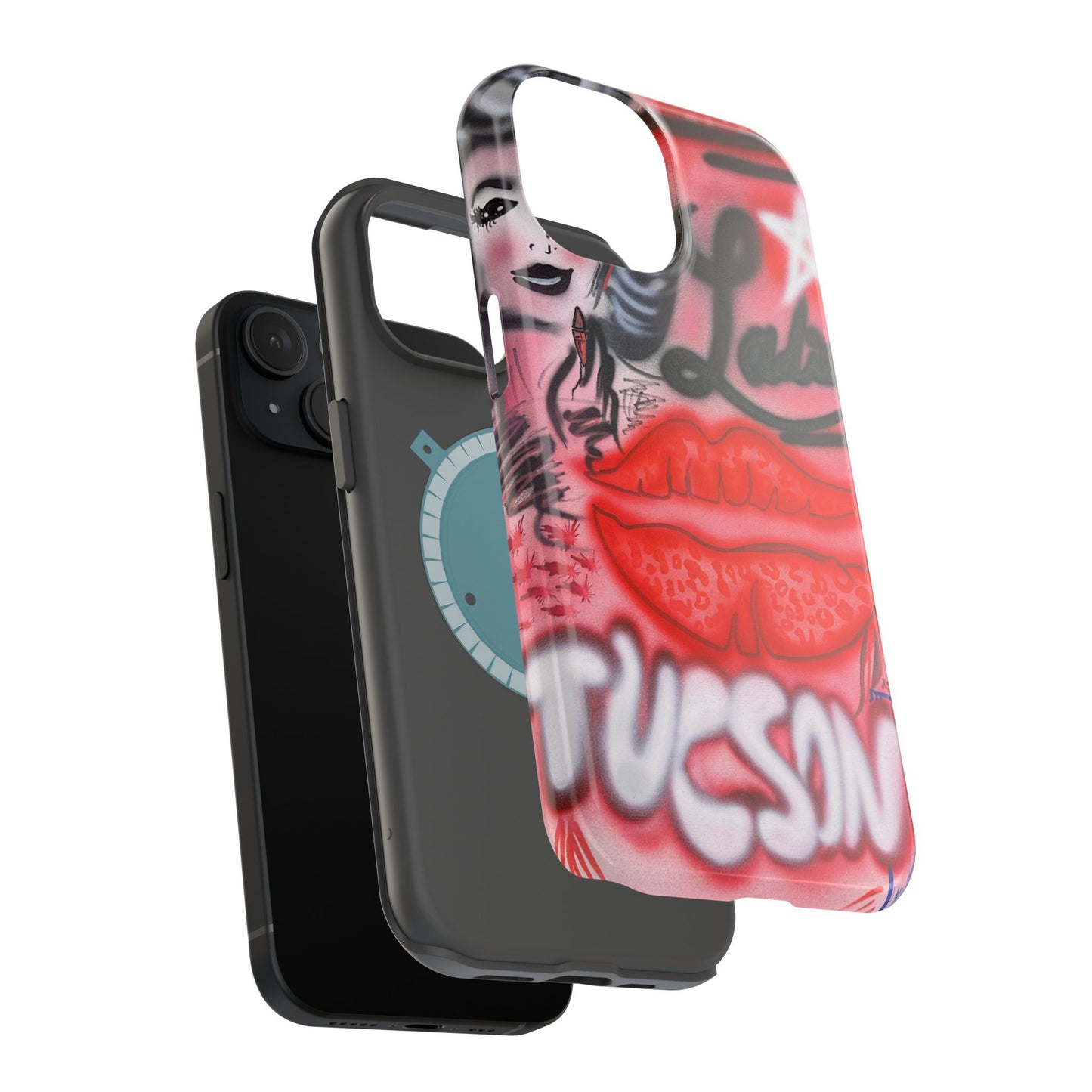 MagSafe "tucson, az" airbrush iPhone case
