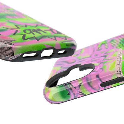 MagSafe "green camo" airbrush iPhone case