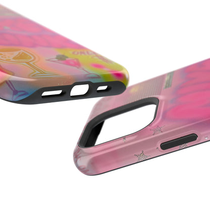 MagSafe "mixed drinks" airbrush iPhone case