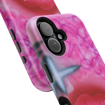 MagSafe limited edition "glitter aura" airbrush iPhone case