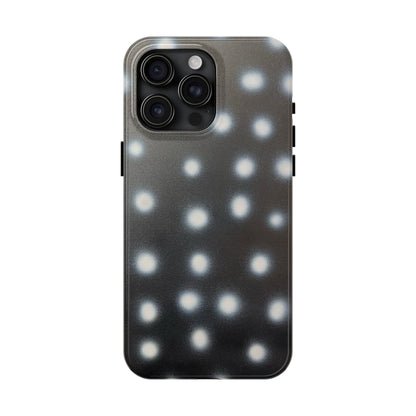 "coconut noir polka dot" airbrush iPhone case