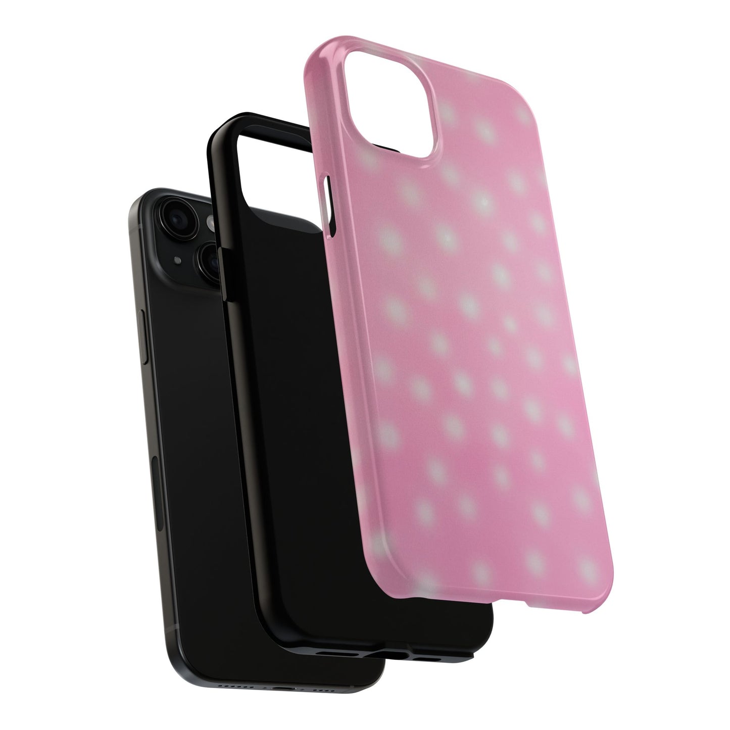 "strawberry swirl polka dots" airbrush iPhone case