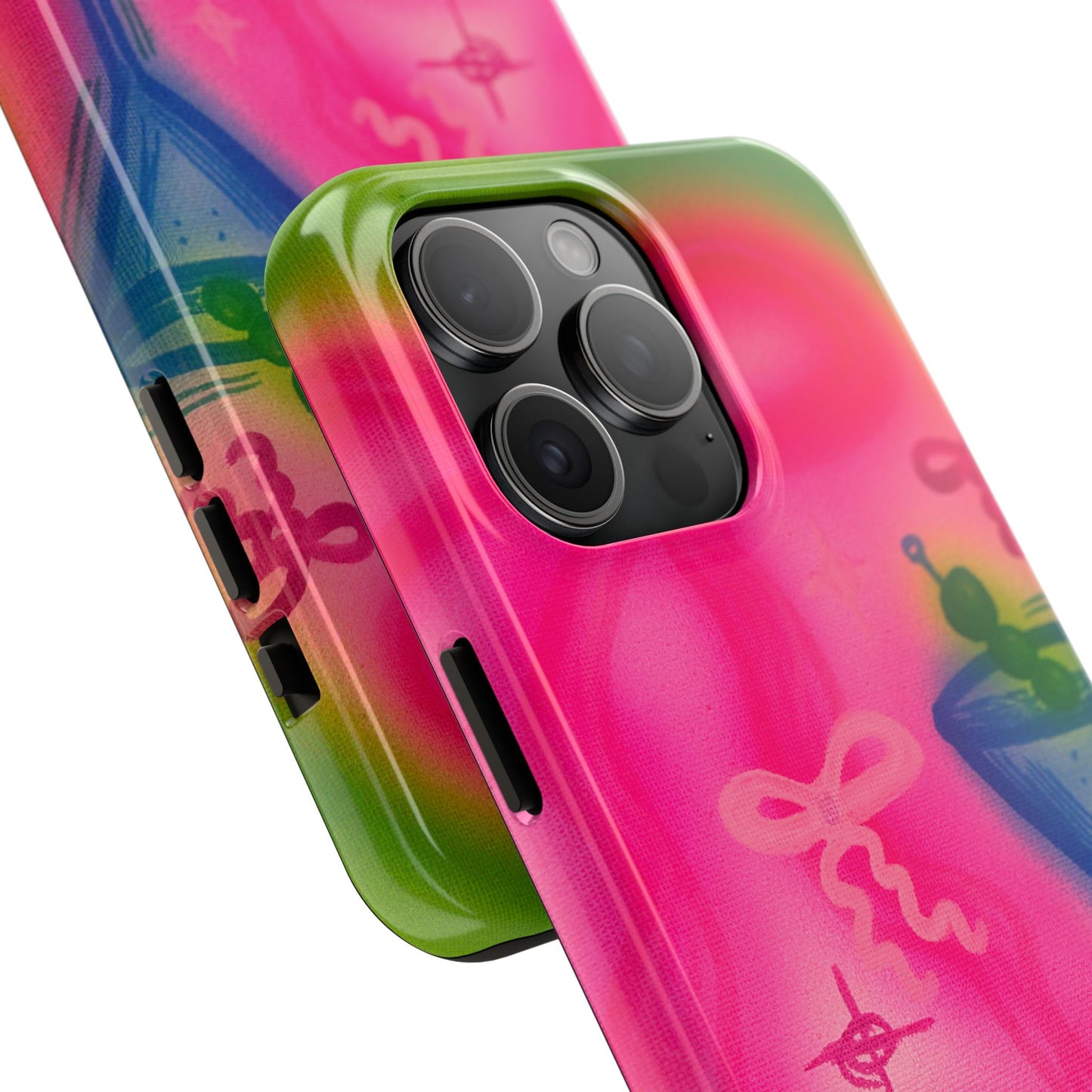 "bow martini" airbrush iPhone case