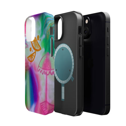 MagSafe "on the beach" airbrush iPhone case