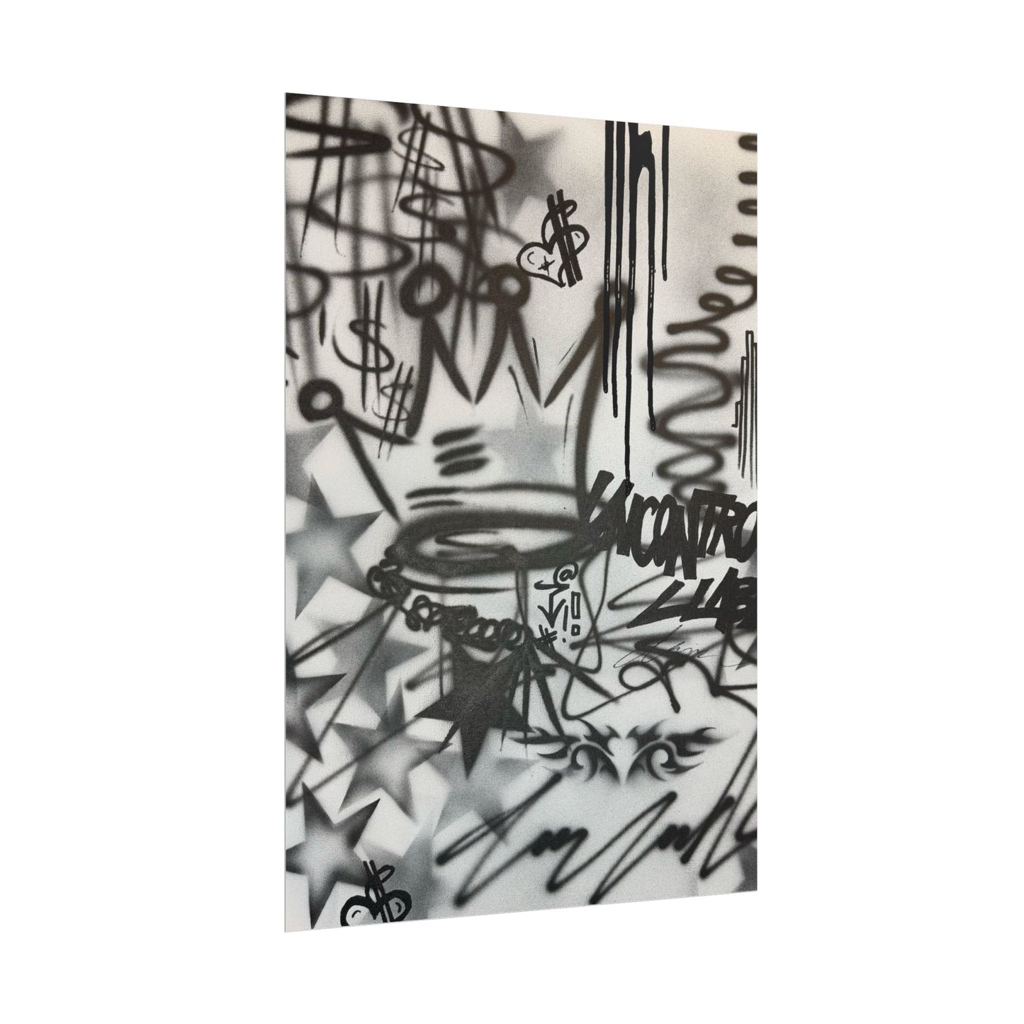 early access airbrush rolled print
