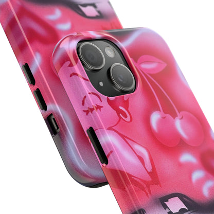 "on her way" airbrush iPhone case