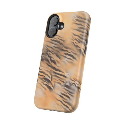 MagSafe "neutral tiger" airbrush iPhone case