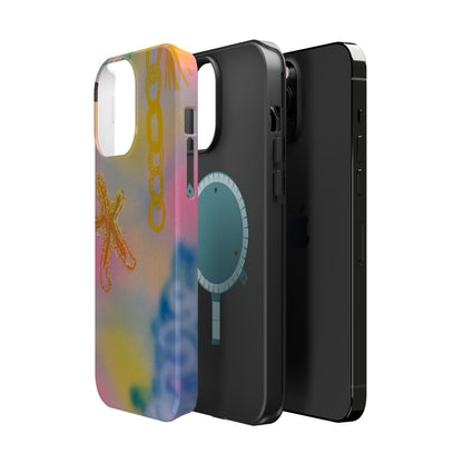 MagSafe "sweet starfish" airbrush iPhone case