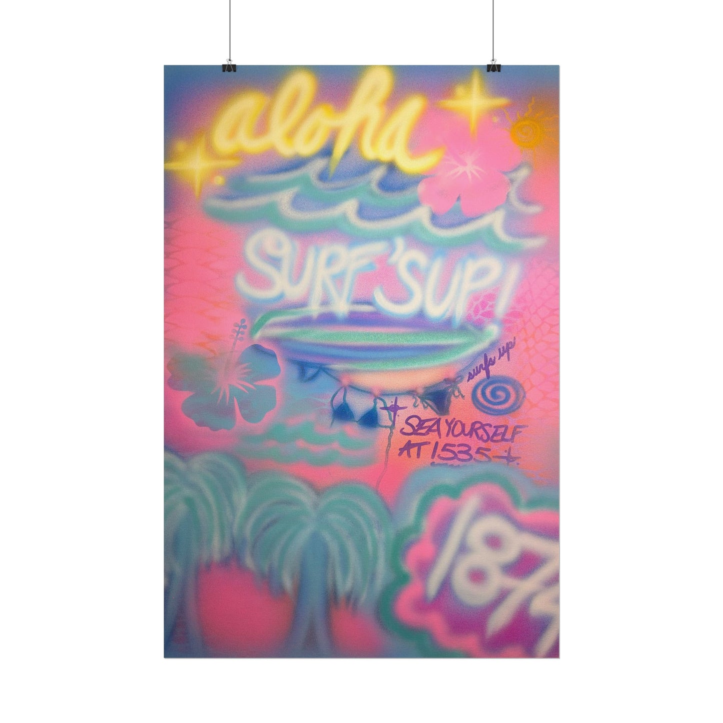 custom gphi airbrush rolled print