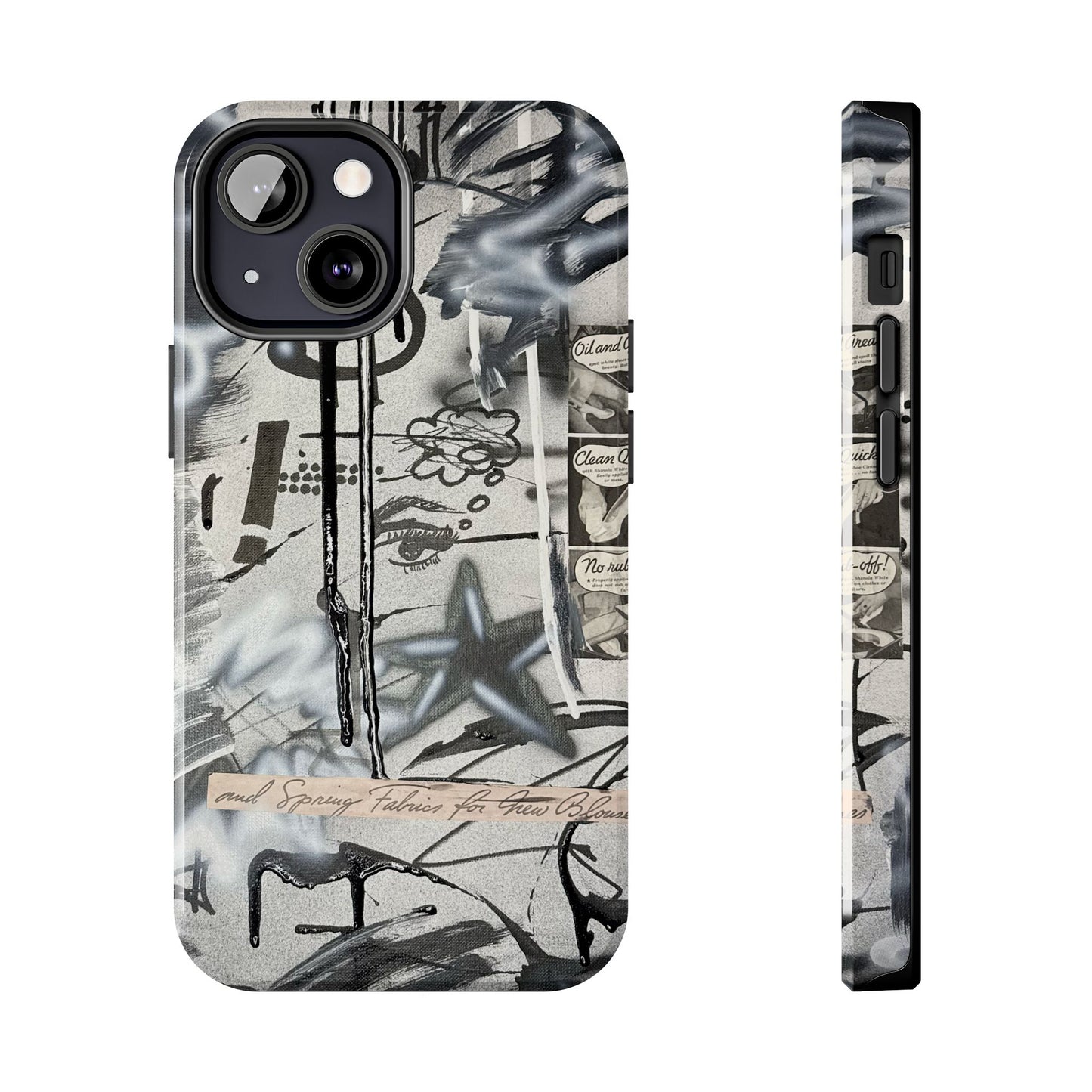"monochrome mood" airbrush iPhone case