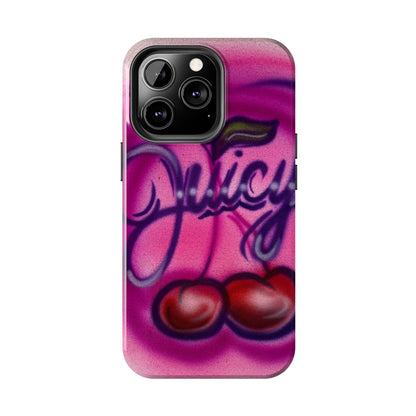 "juicy" airbrush iPhone case