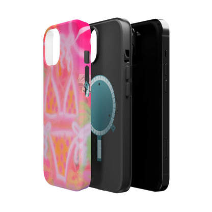 MagSafe "yellow polka dot bikini" airbrush iPhone case