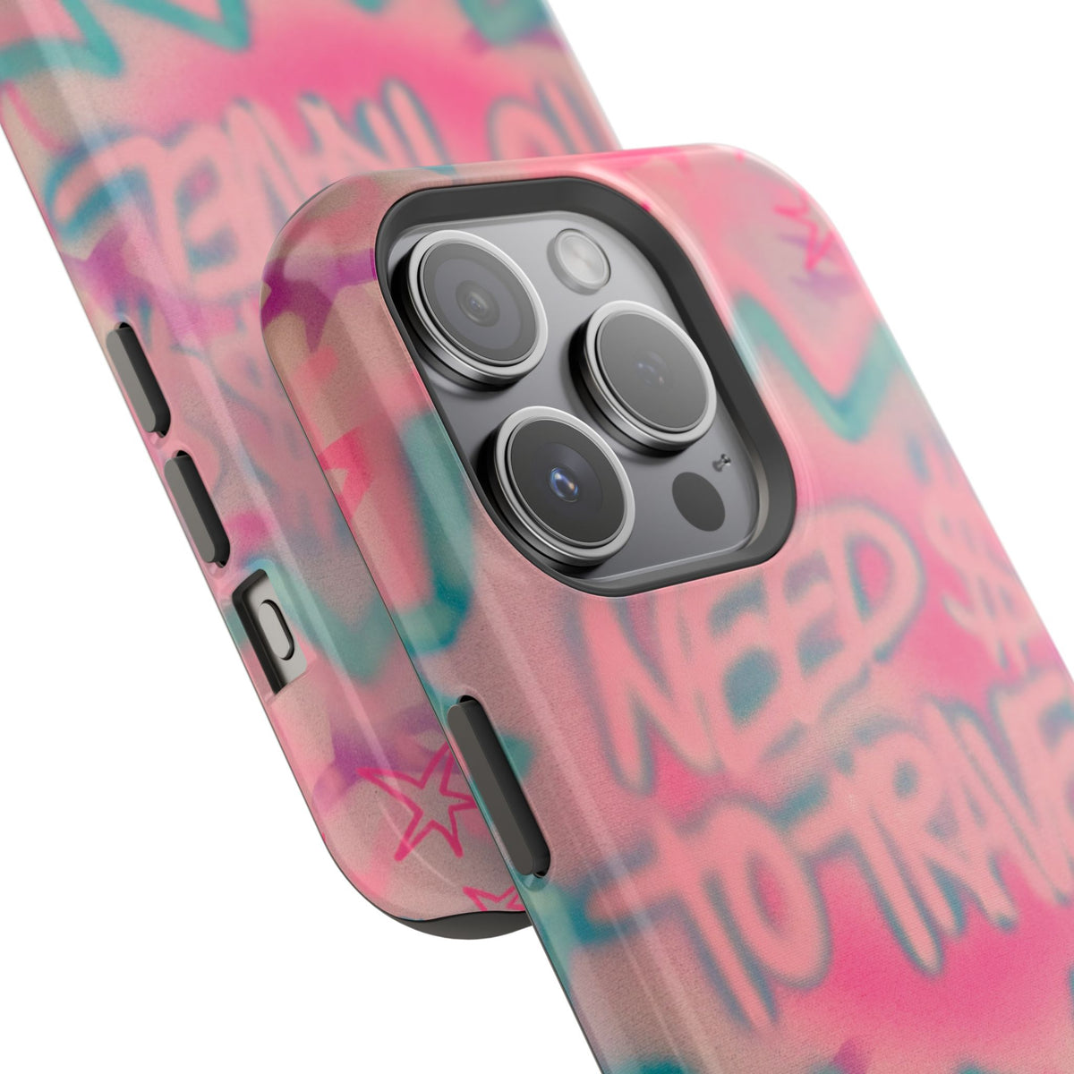 MagSafe "need $$ to travel" airbrush iPhone case