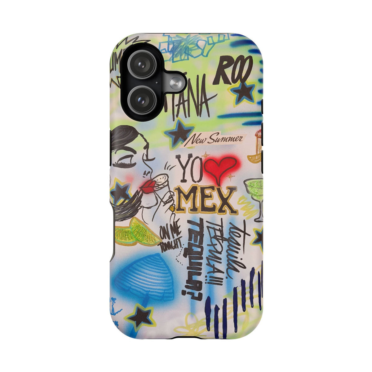 MagSafe "salted lime" airbrush iPhone case