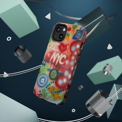 MagSafe "i <3 NYC" airbrush iPhone case