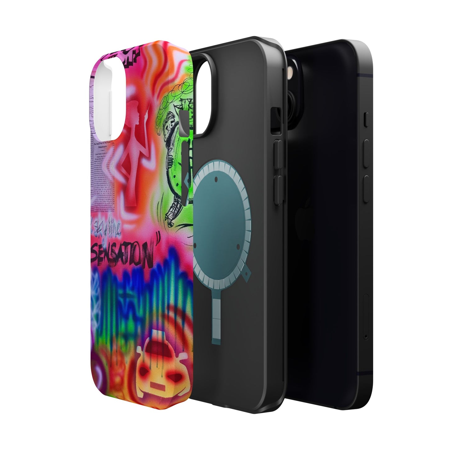 MagSafe "skyline sensation" airbrush iPhone case