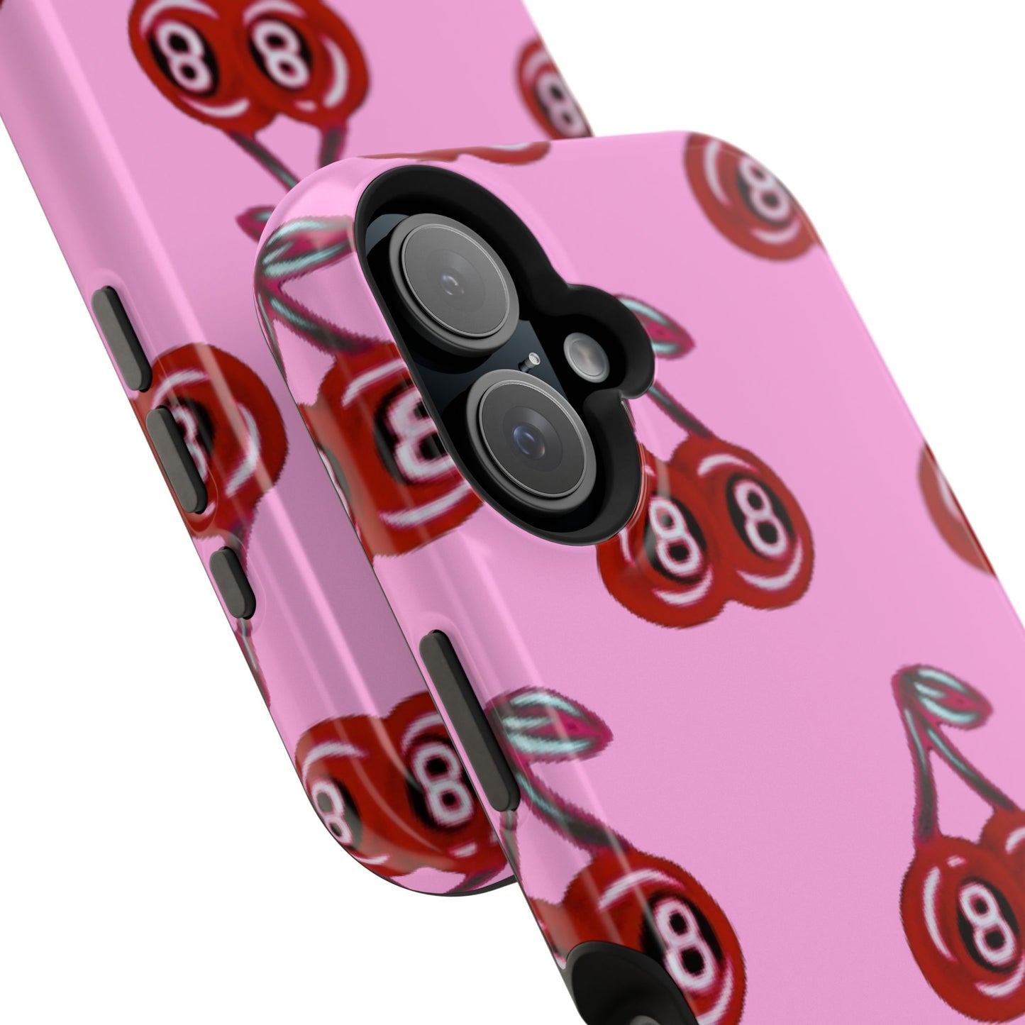 MagSafe "cami cherry pink" Airbrush iPhone Hülle