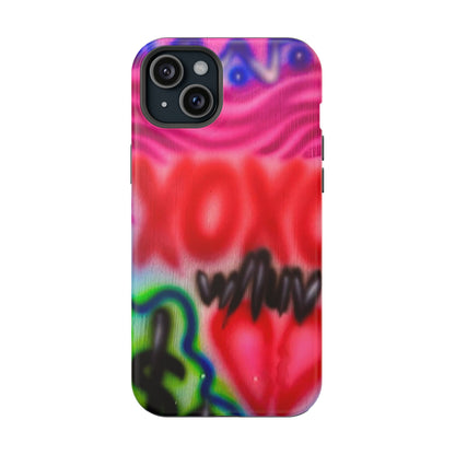MagSafe Airbrush-iPhone-Hülle „with luv, xoxo“