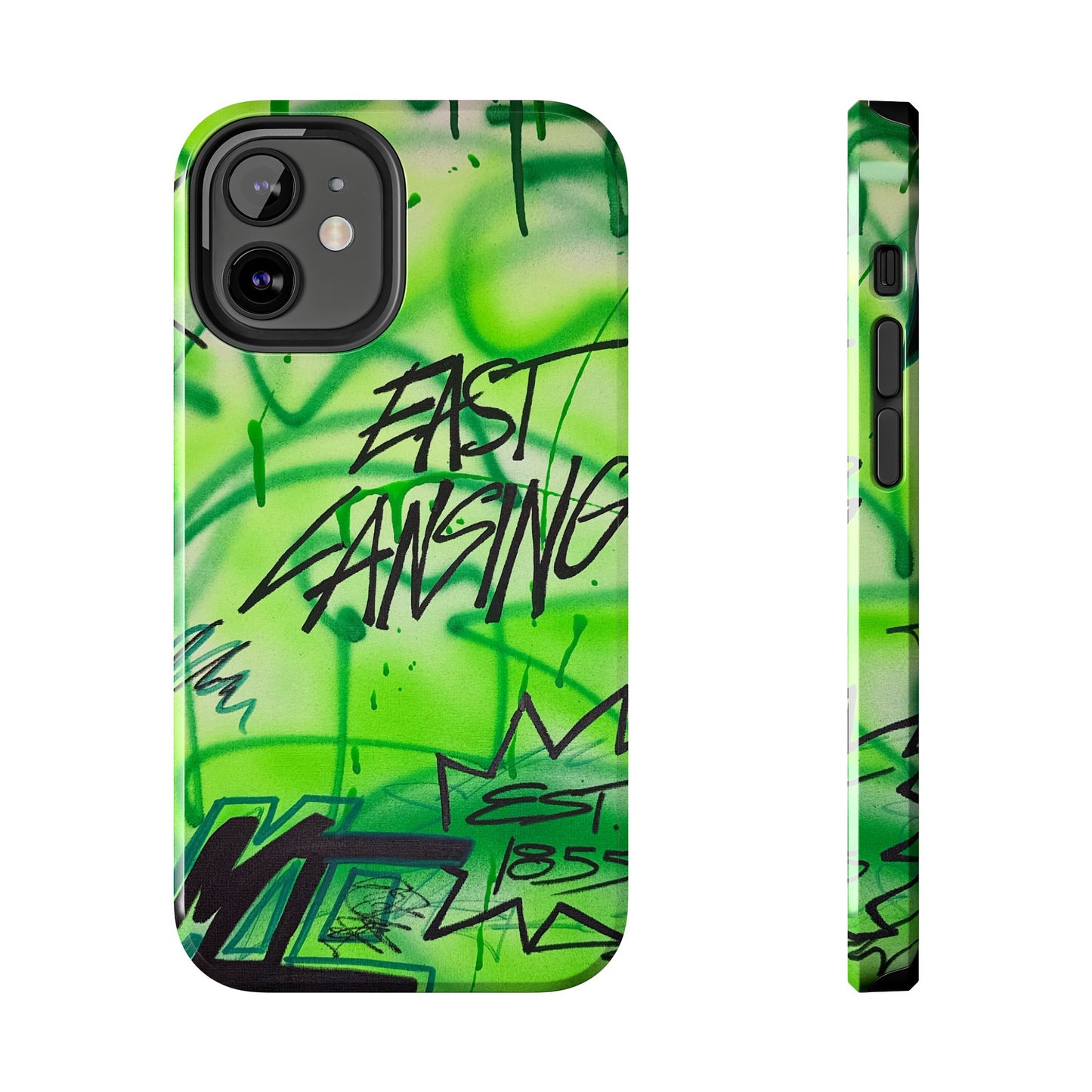 "east lansing, mi" airbrush iPhone case