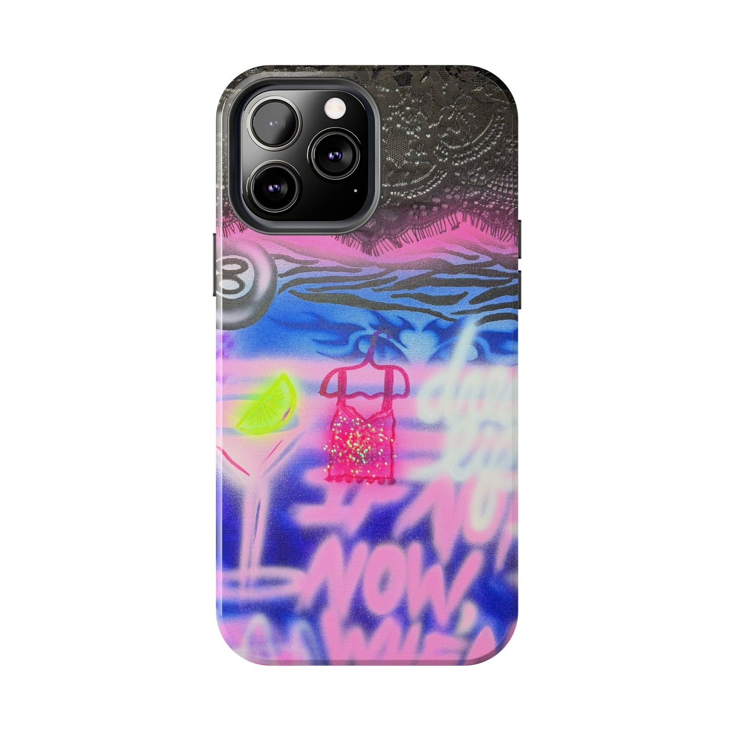 "dream life pt. 2" airbrush iPhone case