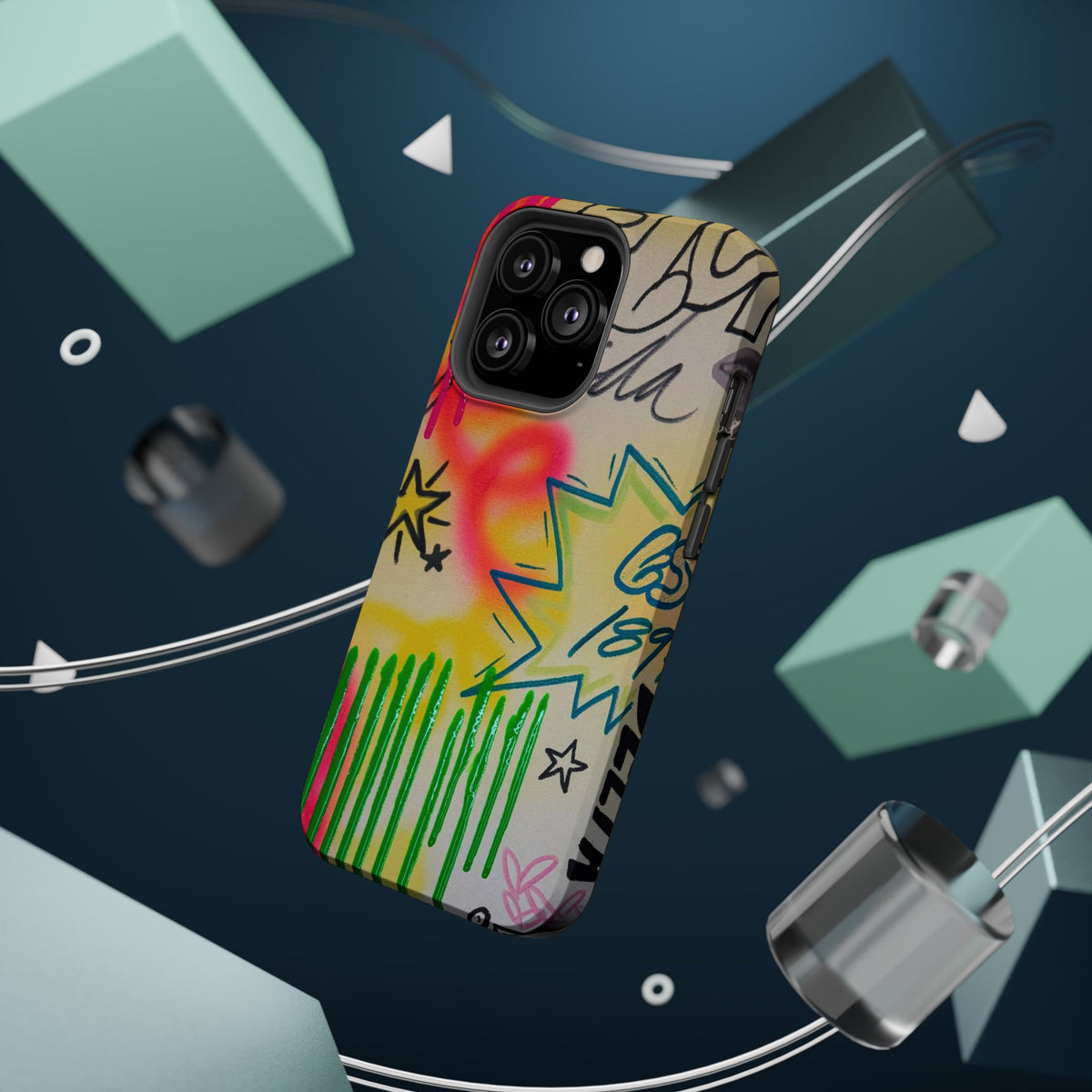 MagSafe "ferocious florida" airbrush iPhone case