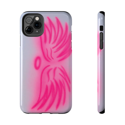 "angel wings" airbrush iPhone case
