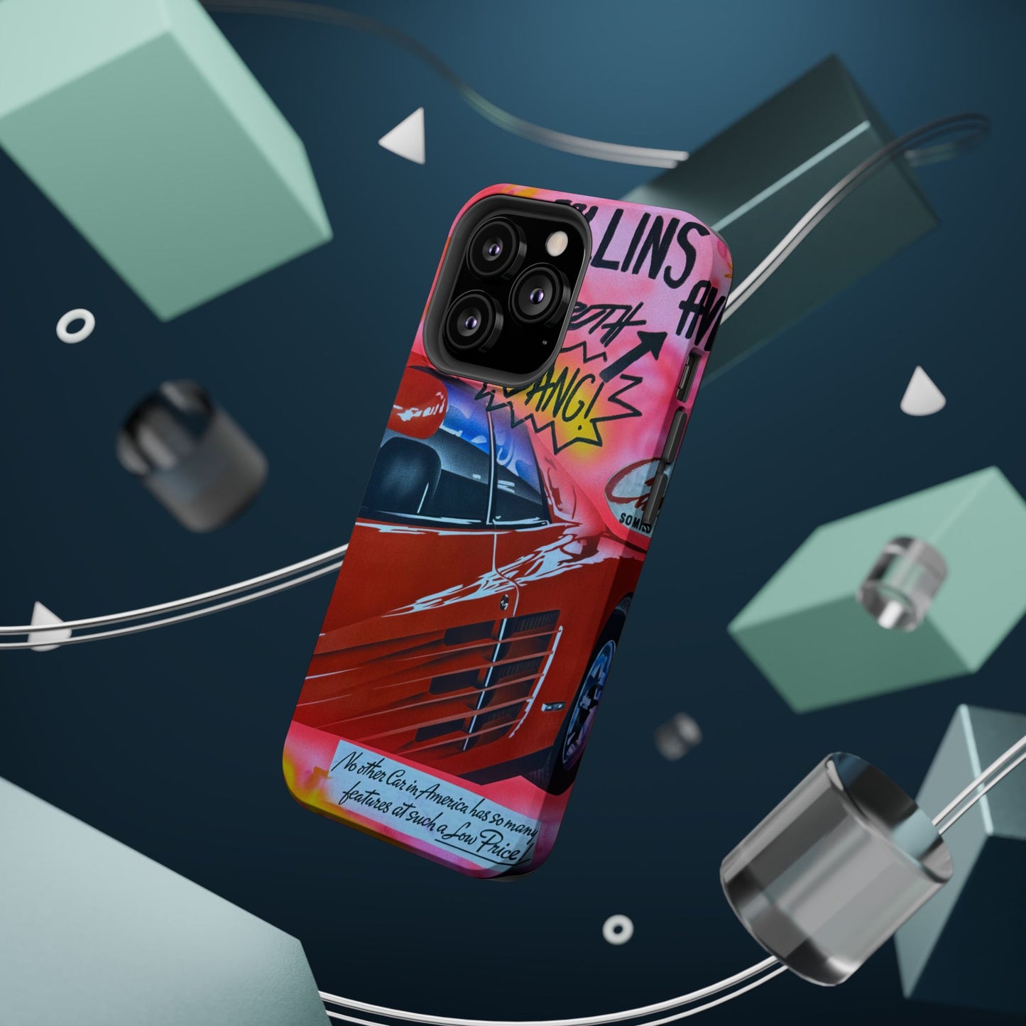 MagSafe "miami momentos" airbrush iPhone case